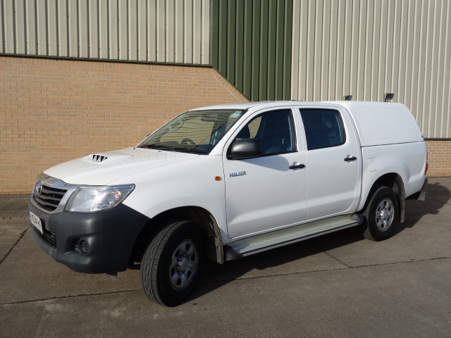 2014 Toyota Hilux 2.5D Double Cab Pickup - Govsales of mod surplus ex army trucks, ex army land rovers and other military vehicles for sale