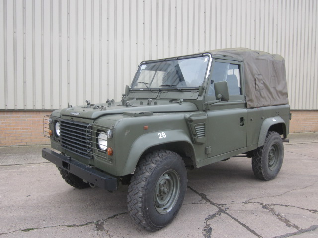 Land rover 90 LHD wolf (Soft Top) - Govsales of mod surplus ex army trucks, ex army land rovers and other military vehicles for sale